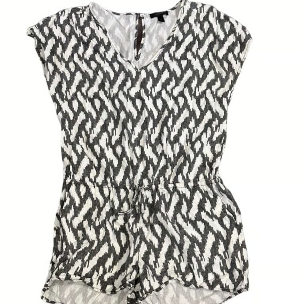 Stylish Black and White Jumpsuit